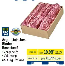 METRO Argentinisches Rinder- Roastbeef Angebot