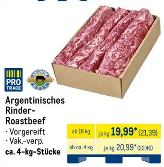 METRO Argentinisches Rinder- Roastbeef Angebot
