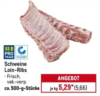 METRO PRO TRACE Schweine Loin-Ribs Angebot