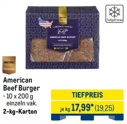 METRO American beef burger Angebot