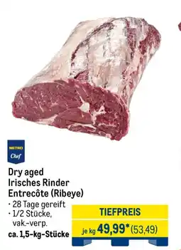 METRO METRO Chef Dry aged Irisches Rinder Entrecôte (Ribeye) Angebot