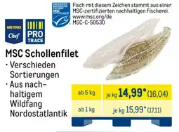 METRO METRO Chef Schollenfilet Angebot