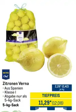 METRO METRO Chef Zitronen Verna Angebot
