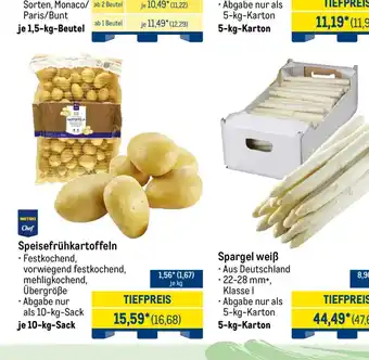 METRO METRO Chef Speisefrühkartoffeln Angebot