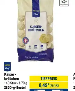 METRO METRO Chef Kaiser- brötchen Angebot