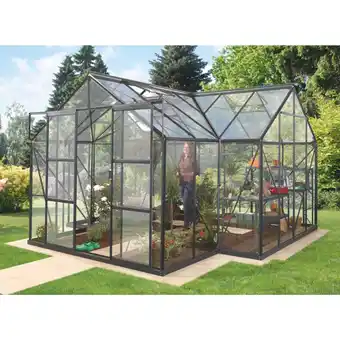 Netto Marken-Discount Vitavia Gewächshaus Sirius schwarz lackiert, mit 3 mm Einscheibensicherheitsglas Angebot