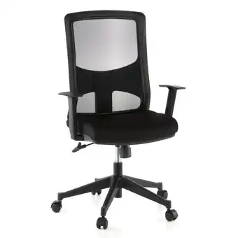 Netto Marken-Discount hjh OFFICE Profi Bürostuhl LAVITA Stoff mit Armlehnen (höhenverstellbar) Angebot