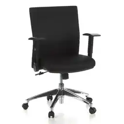 Netto Marken-Discount hjh OFFICE Profi Bürostuhl LAGUNA PRO Stoff mit abklappbaren Armlehnen Angebot