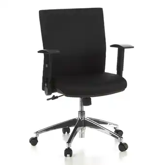 Netto Marken-Discount hjh OFFICE Profi Bürostuhl LAGUNA PRO Stoff mit abklappbaren Armlehnen Angebot