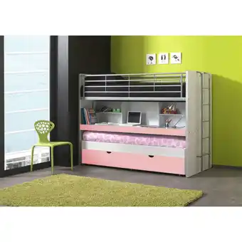 Netto Marken-Discount Vipack Hochbett Bonny BONHS80, rosa Angebot