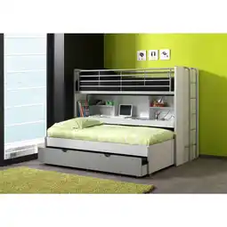 Netto Marken-Discount Vipack Hochbett Bonny BONHS80, silber Angebot
