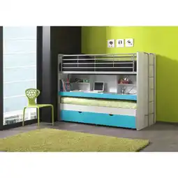 Netto Marken-Discount Vipack Hochbett Bonny BONHS80, türkis Angebot