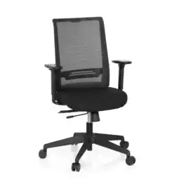 Netto Marken-Discount hjh OFFICE Profi Bürostuhl CONISTON Stoff/Netzstoff mit Armlehnen Angebot