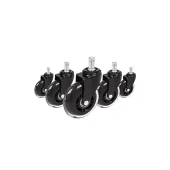 Netto Marken-Discount hjh OFFICE Stuhlrollen 5x ROLO SKATE ST 11mm/75mm 100 % Polyurethan Angebot