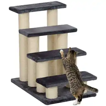 Netto Marken-Discount PawHut Katzentreppe Spanplatten, Plüsch Angebot