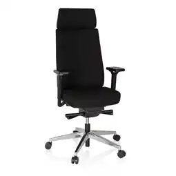 Netto Marken-Discount hjh OFFICE Profi Bürostuhl MOVE-TEC PRO 3D Stoff mit Armlehnen (höhenverstellbar) Angebot