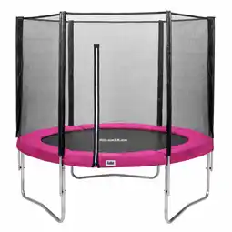 Netto Marken-Discount Salta Trampoline - Combo Set - Ø305cm - Trampoline mit Sicherheitsnetz - Schutzrand Farbe: pink Angebot