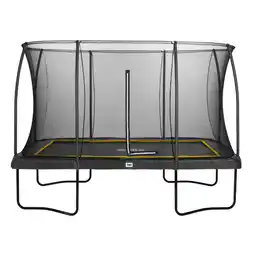 Netto Marken-Discount Salta Trampoline - Comfort Edition - rechteckig - 366 x 244m - Schutzrand Schwarz Angebot