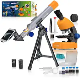 Netto Marken-Discount BRESSER JUNIOR Mikroskop & Teleskop Set Angebot