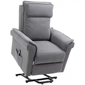 Netto Marken-Discount HOMCOM Aufstehsessel Leinen(Polyester), Schaumstoff, Stahl Angebot
