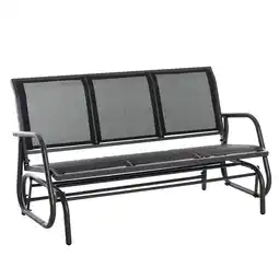 Netto Marken-Discount Outsunny Schaukelbank Metall, Texteline-Gewebe Angebot