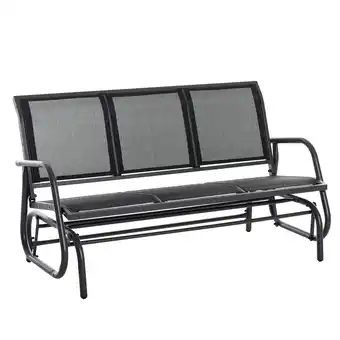 Netto Marken-Discount Outsunny Schaukelbank Metall, Texteline-Gewebe Angebot