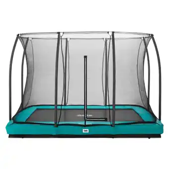 Netto Marken-Discount Salta Trampoline - Comfort Edition Ground- rechteckig - 305 x 214cm - Schutzrand Grün Angebot