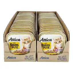 Netto Marken-Discount Attica Katzennahrung Ragout Pute 100 g, 32er Pack Angebot