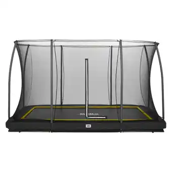 Netto Marken-Discount Salta Trampoline - Comfort Edition Ground- rechteckig - 366 x 244cm - Schutzrand Schwarz Angebot