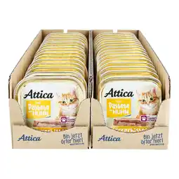 Netto Marken-Discount Attica Katzennahrung Pastete Huhn 100 g, 32er Pack Angebot