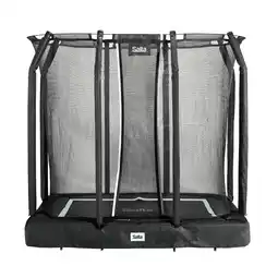 Netto Marken-Discount SALTA Premium Ground Trampolin ca. 214x153 cm - Rechteckig Schwarz - versch. Ausführungen Angebot