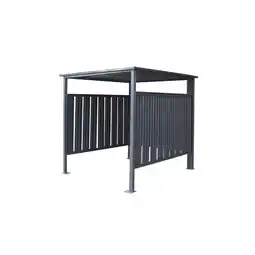 Netto Marken-Discount Westmann Fahrrad- und Raucherunterstand anthrazit 180x200 cm Angebot