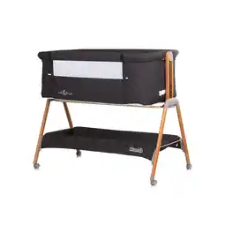 Netto Marken-Discount Chipolino Babybett Sweet Dreams mit Rollen, Beistellbett, Matratze, Anti-Refluxs schwarz Angebot