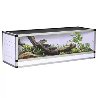 Netto Marken-Discount PawHut Reptilienhaus Aluminium, Edelstahlgeflecht, PVC, Acryl Angebot