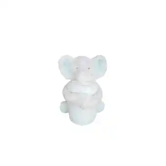 Netto Marken-Discount Kikkaboo Babydecke 2 in 1 Geschenkset Kuscheltier 25 cm Kuscheldecke 100 x 70 cm türkis Angebot
