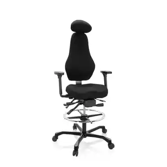 Netto Marken-Discount hjh OFFICE Counterstuhl RESISTIO WORK Stoff mit Armlehnen (höhenverstellbar) Angebot