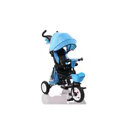 Netto Marken-Discount Byox Tricycle Flexy Lux 3 in 1 Dreirad, klappbar, Gummireifen, drehbarer Sitz blau Angebot