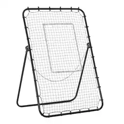Netto Marken-Discount HOMCOM Fußball Rebounder PE-Netz, Eisen Angebot