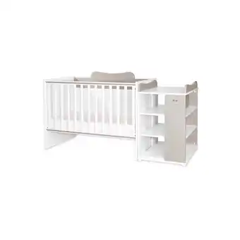 Netto Marken-Discount Lorelli Babybett Multi, Jugendbett, Schreibtisch, Wickeltisch, mehrfach umbaubar beige Angebot