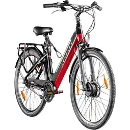 Netto Marken-Discount Zündapp Z902 E Bike Damenfahrrad ab 150 cm Rücktritt Pedelec 28 Zoll Fahrrad mit tiefem Einstieg Angebot
