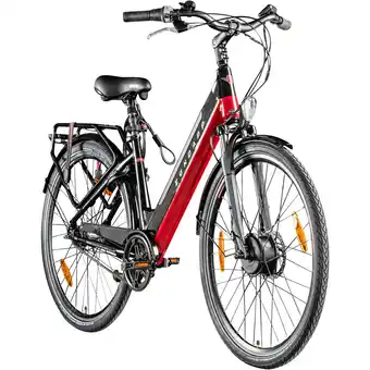 Netto Marken-Discount Zündapp Z902 E Bike Damenfahrrad ab 150 cm Rücktritt Pedelec 28 Zoll Fahrrad mit tiefem Einstieg Angebot