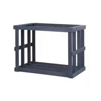 Netto Marken-Discount Westmann Holz Kaminholzregal Stephan Anthrazit 52x108x74 cm Angebot