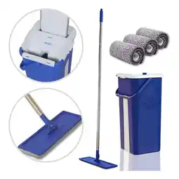Netto Marken-Discount Starlyf Bodenwischer Set, Wischsystem selbstreinigend, Doppelkammereimer Autoclean Mop + 2 Matten Angebot