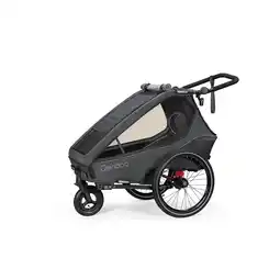 Netto Marken-Discount Qeridoo Fahrradanhänger Kidgoo 1 Steel Grey Angebot