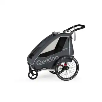 Netto Marken-Discount Qeridoo Fahrradanhänger QUPA 1 Grey Angebot