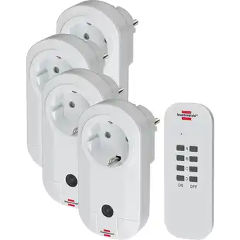 Netto Marken-Discount Brennenstuhl Schaltsteckdose Comfort-Line Funkschalt-Set CE1 4001 Angebot