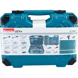Netto Marken-Discount Makita Werkzeug-Set Handwerkzeug-Set E-10883, 221-teilig Angebot