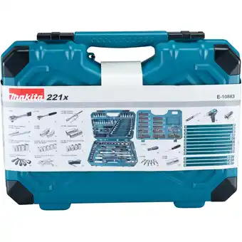 Netto Marken-Discount Makita Werkzeug-Set Handwerkzeug-Set E-10883, 221-teilig Angebot