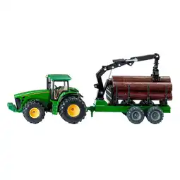 Netto Marken-Discount SIKU Modellfahrzeug FARMER Traktor mit Forstanhänger Angebot
