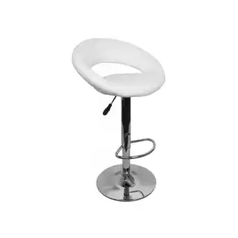 Netto Marken-Discount KADIMA DESIGN Barhocker mit Lehne, Kunstleder, verchromtes Gestell, Höhenverstellbarkeit Angebot